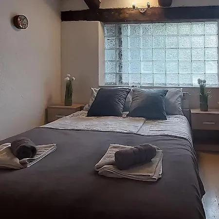 In Stone For Two With A Shared Pool Apartman